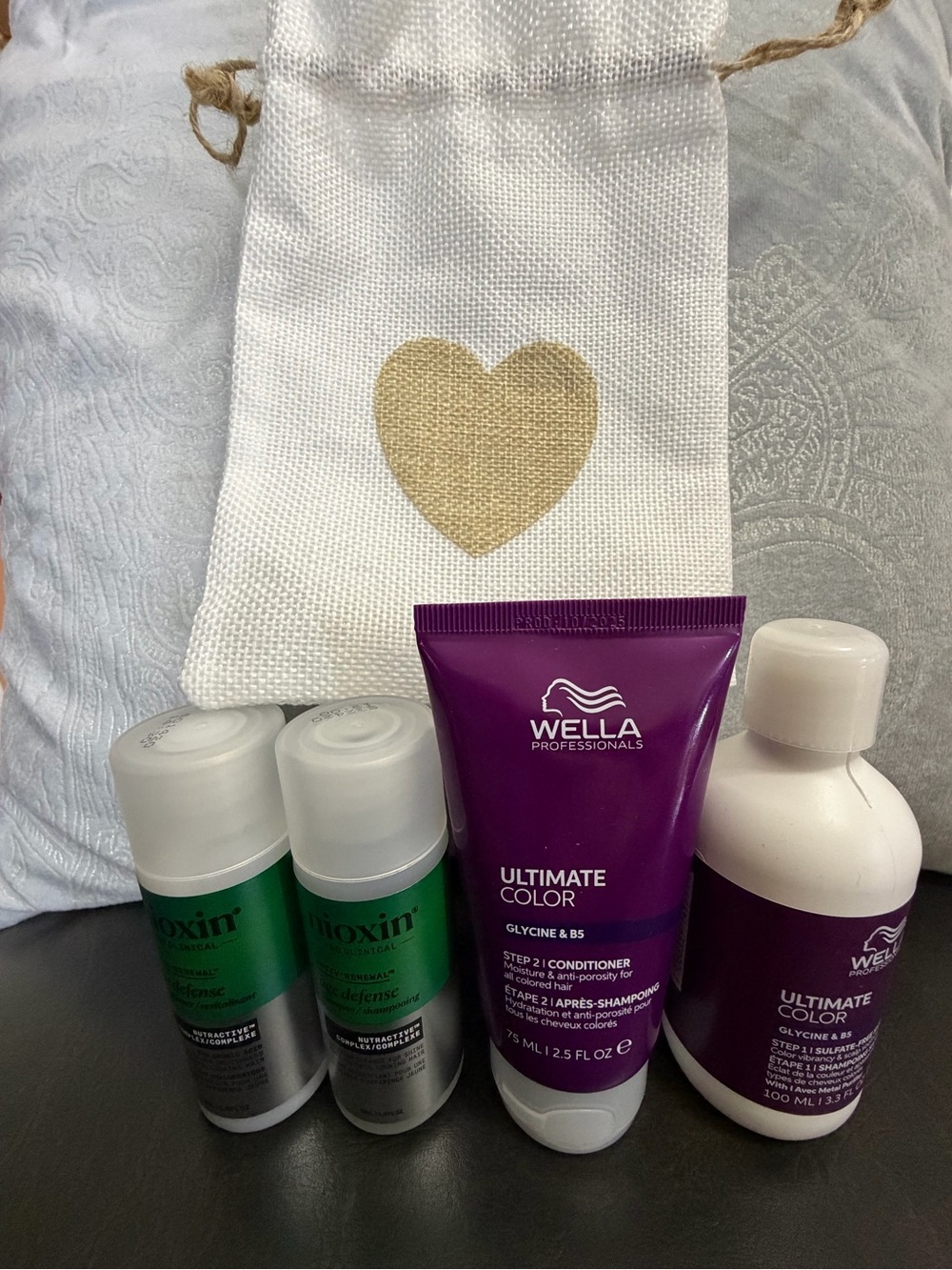 New 5 piece haircare Set (Wella & Nioxin Shampoos and Conditioners)